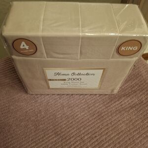 King Bamboo Sheet Set in Beige